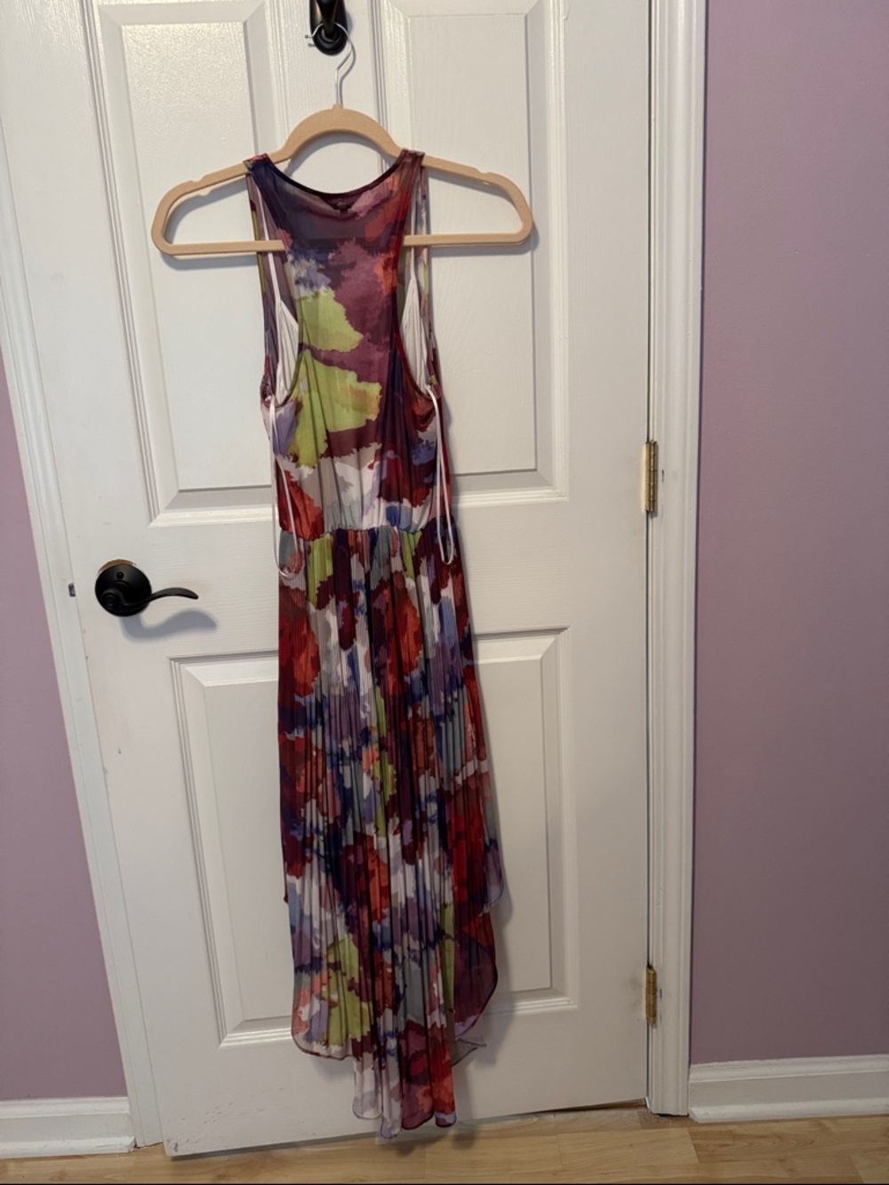 Guess Multicolor Floral High-Low Maxi Dress Preloved like new condition